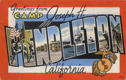 Greetings From Camp Pendleton Postcard