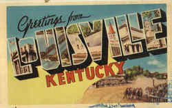 Greetings From Louisville Kentucky Postcard Postcard