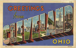 Greetings From Cleveland Ohio Postcard Postcard