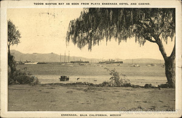 Todos Santos Bay as seen from Playa Ensenada Hotel and Casino BC Mexico