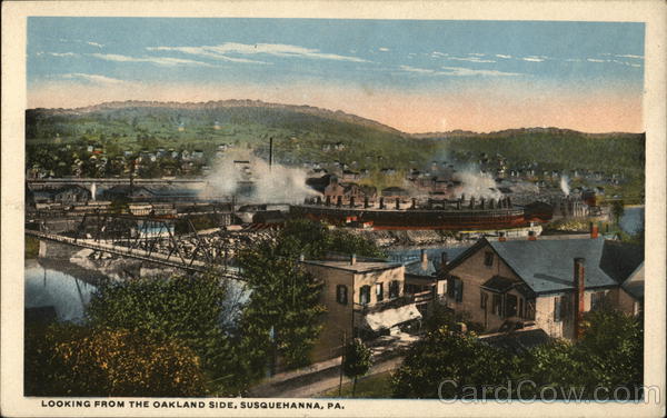 Looking from the Oakland Side Susquehanna Pennsylvania