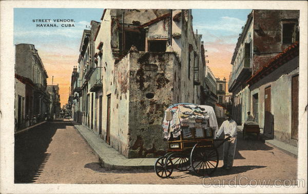 Street Vendor Havana Cuba