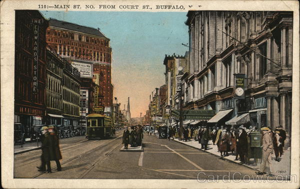 Main St. No. From Court St. Buffalo New York