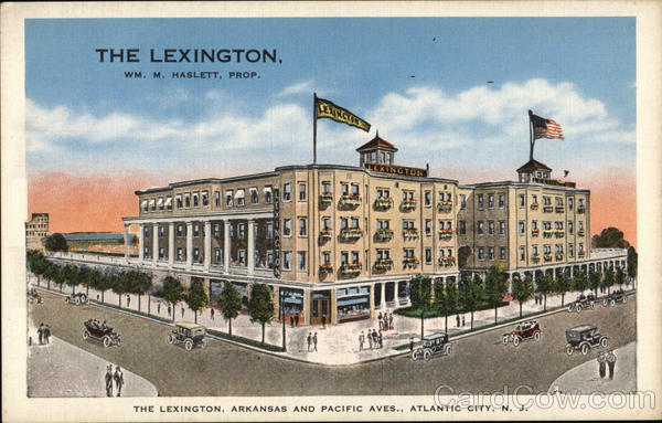 The Lexington, Arkansas and Pacific Aves. Atlantic City New Jersey