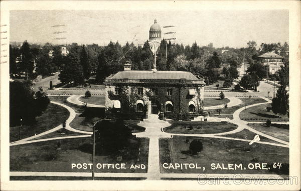 Post Office and Capitol Salem Oregon