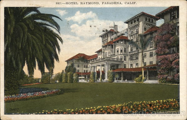 View of Hotel Raymond Pasadena California