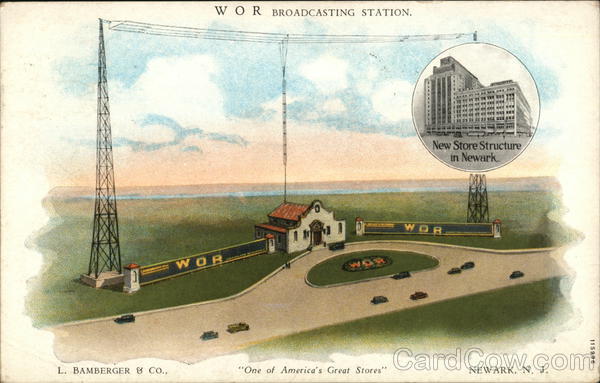WOR Broadcasting Station Kearny New Jersey