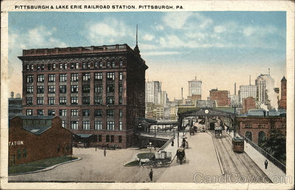 Pittsburgh & Lake Erie Railroad Station Pennsylvania