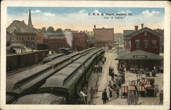 C. B. & Q Depot Aurora Illinois