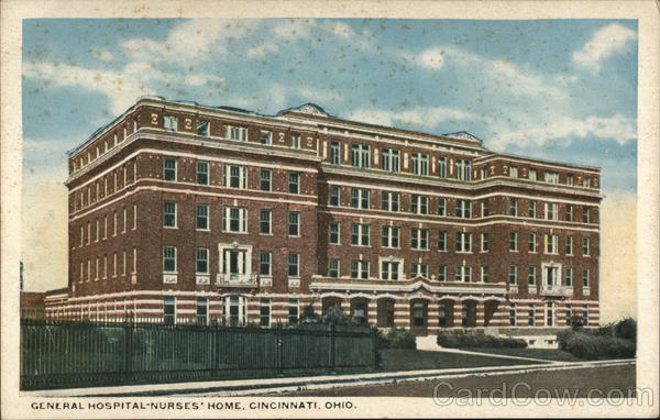 General Hospital Nurses' Home Cincinnati Ohio