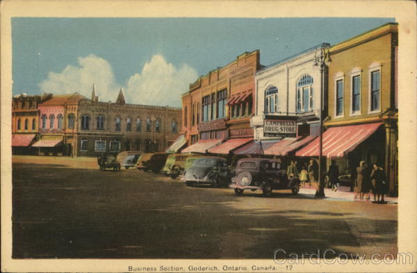 Business Section Goderich Canada Ontario
