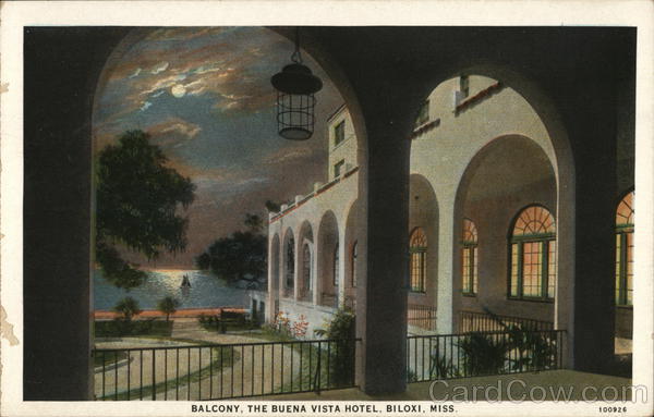 Balcony, The Buena Vista Hotel Biloxi Mississippi