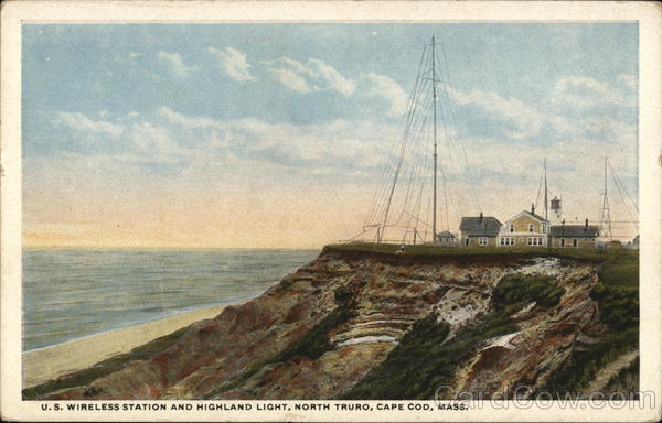 US Wireless Station and Highland Light North Truro Massachusetts