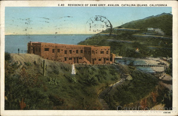 Residence of Zane Grey Avalon California