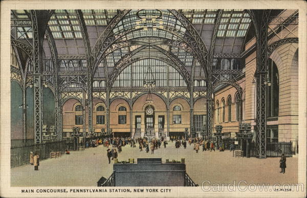 Main Concourse, Pennsylvania Station New York City