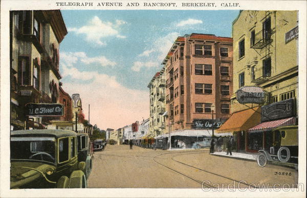 Telegraph Avenue and Bancroft Berkeley California