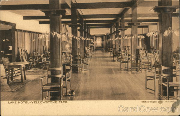 Lake Hotel - Yellowstone Park Yellowstone National Park