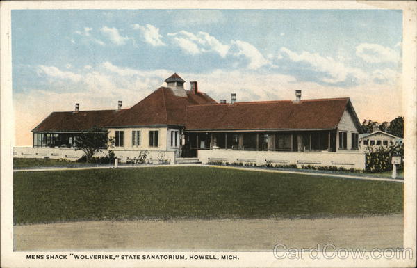 Mens Shack Wolverine, Mich. State Sanitorium Howell Michigan