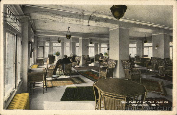 Sun parlor at the Kahler Rochester Minnesota