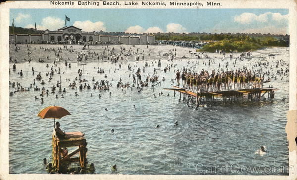 Nokomis Bathing Beach, Lake Nokomis Minneapolis Minnesota