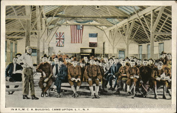 In a Y.M.C.A. Building Camp, L.I. Camp Upton New York