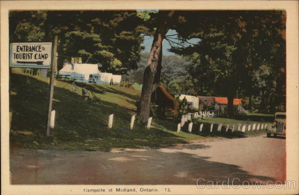 Campsite Midland ON Canada Ontario