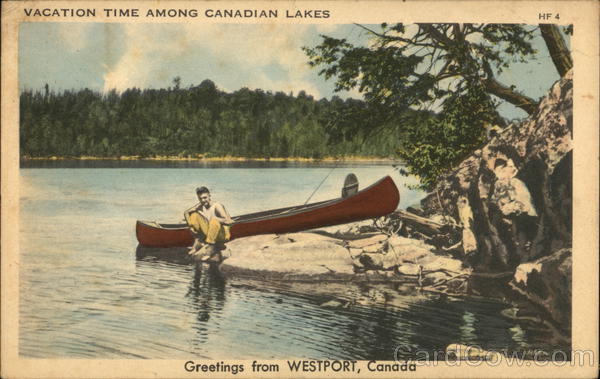 Vacation Time Among Canadian Lakes Westport Canada