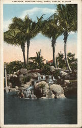 Cascades, Venetian Pool Coral Gables, FL Postcard Postcard Postcard