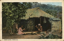 Grass House Honolulu, HI Postcard Postcard Postcard