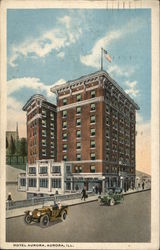 Hotel Aurora Illinois Postcard Postcard Postcard
