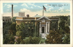 Public Library Aurora, IL Postcard Postcard Postcard