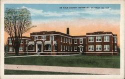 View of County Infirmary DeKalb, IL Postcard Postcard Postcard