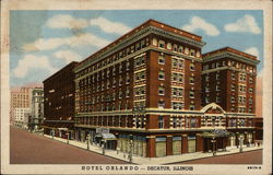 Hotel Orlando Decatur, IL Postcard Postcard Postcard