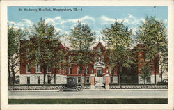 St. Andrew's Hospital Murphysboro, IL Postcard Postcard Postcard