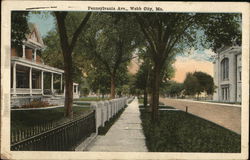 Pennsylvania Avenue Webb City, MO Postcard Postcard Postcard