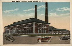 New Water Pumping Works Buffalo, NY Postcard Postcard Postcard