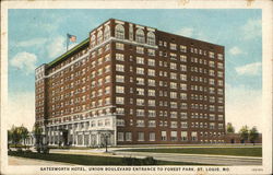 Gatesworth Hotel St. Louis, MO Postcard Postcard Postcard