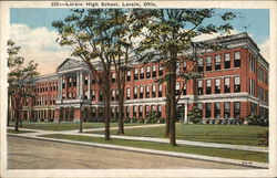 Lorain High School Ohio Postcard Postcard Postcard