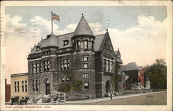 Post Office Springfield, OH Postcard Postcard Postcard