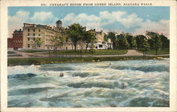 Cataract House from Green Island Niagara Falls, NY Postcard Postcard Postcard