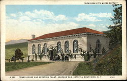 Power House and Aeration Plant, AShokan Dam Postcard