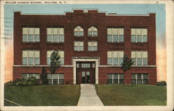 Miller Avenue School Walton, NY Postcard Postcard Postcard