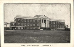 Lewis County Hospital Lowville, NY Postcard Postcard Postcard