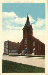 St. Peter's R. C. Church Haverstraw, NY Postcard Postcard Postcard