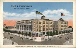The Lexington, Arkansas and Pacific Aves. Postcard