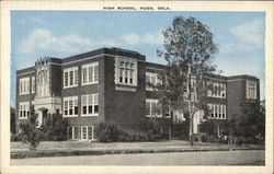 High School Hugo, OK Postcard Postcard Postcard