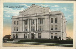 Creek County Court House Postcard