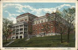 Methodist Hospital Peoria, IL Postcard Postcard Postcard