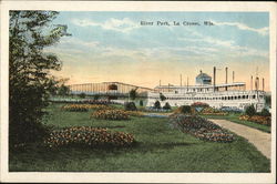 River Park La Crosse, WI Postcard Postcard Postcard