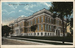 High School Appleton, WI Postcard Postcard Postcard